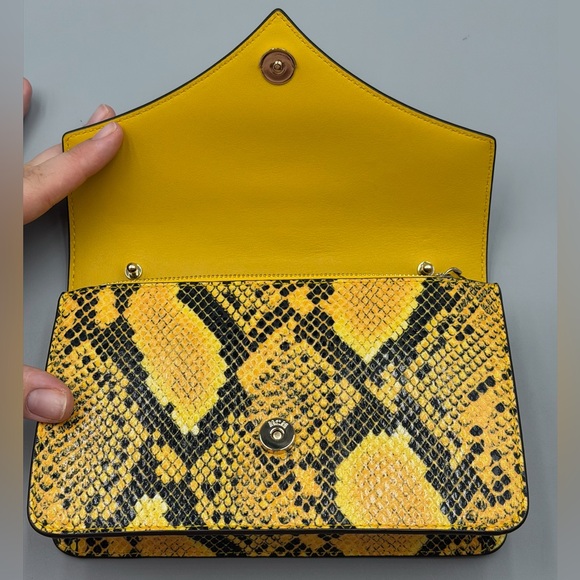 MCM Python Yellow Flap Crossbody - Picture 13 of 13